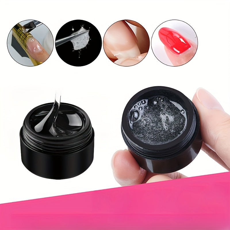 5 Pcs Instant Nail Gel - Protects Cracked Natural Nails - Nail Gel Kit For Emergencies