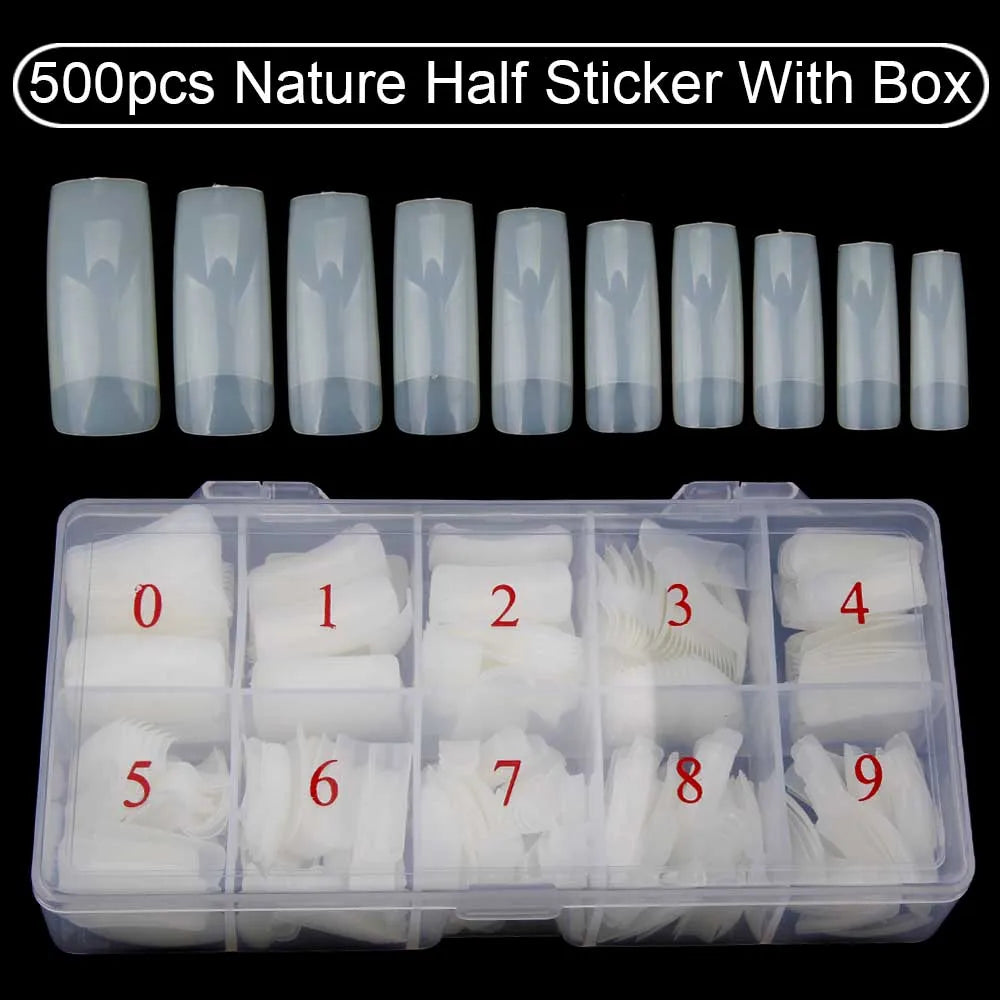 Nail Capsules 500pcs/Box Artificial Nail Tips