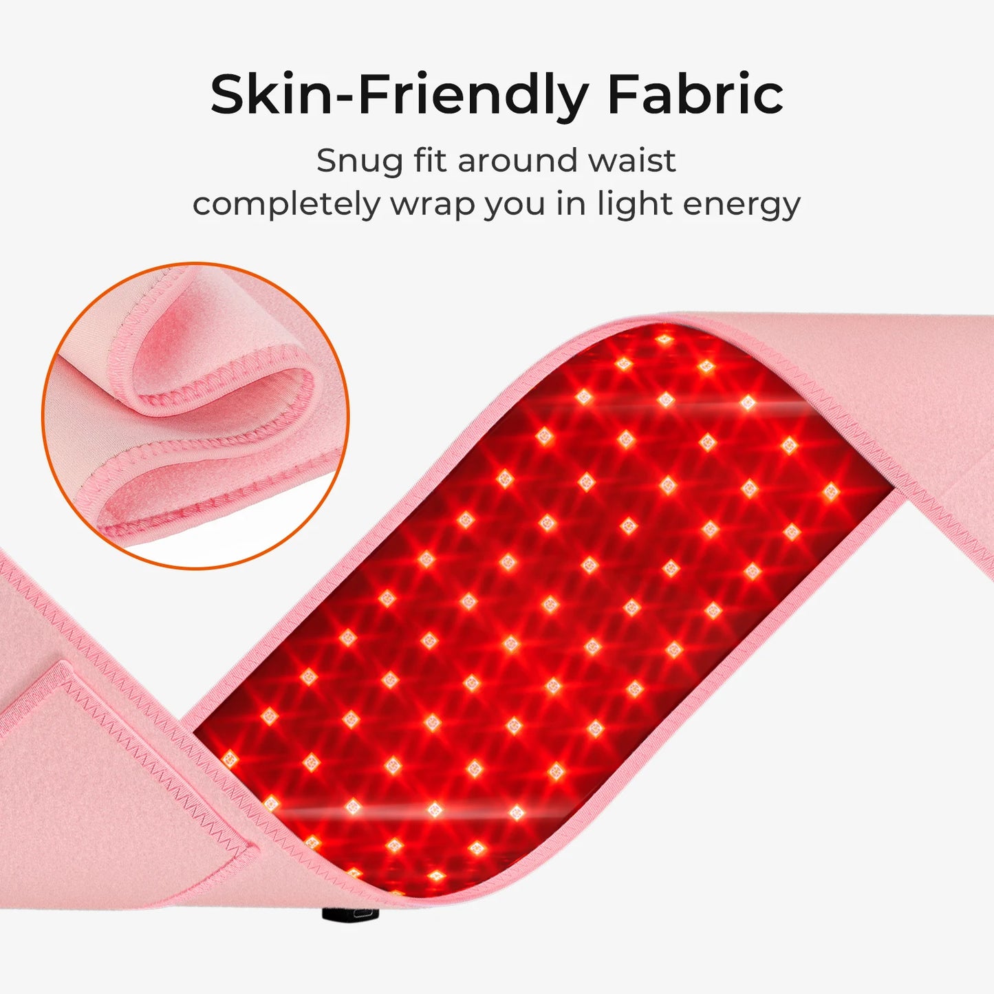 100 LED Fat Loss Belt Red with light therapy