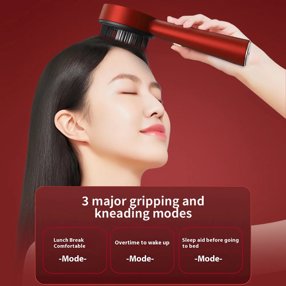 Hair massage machine