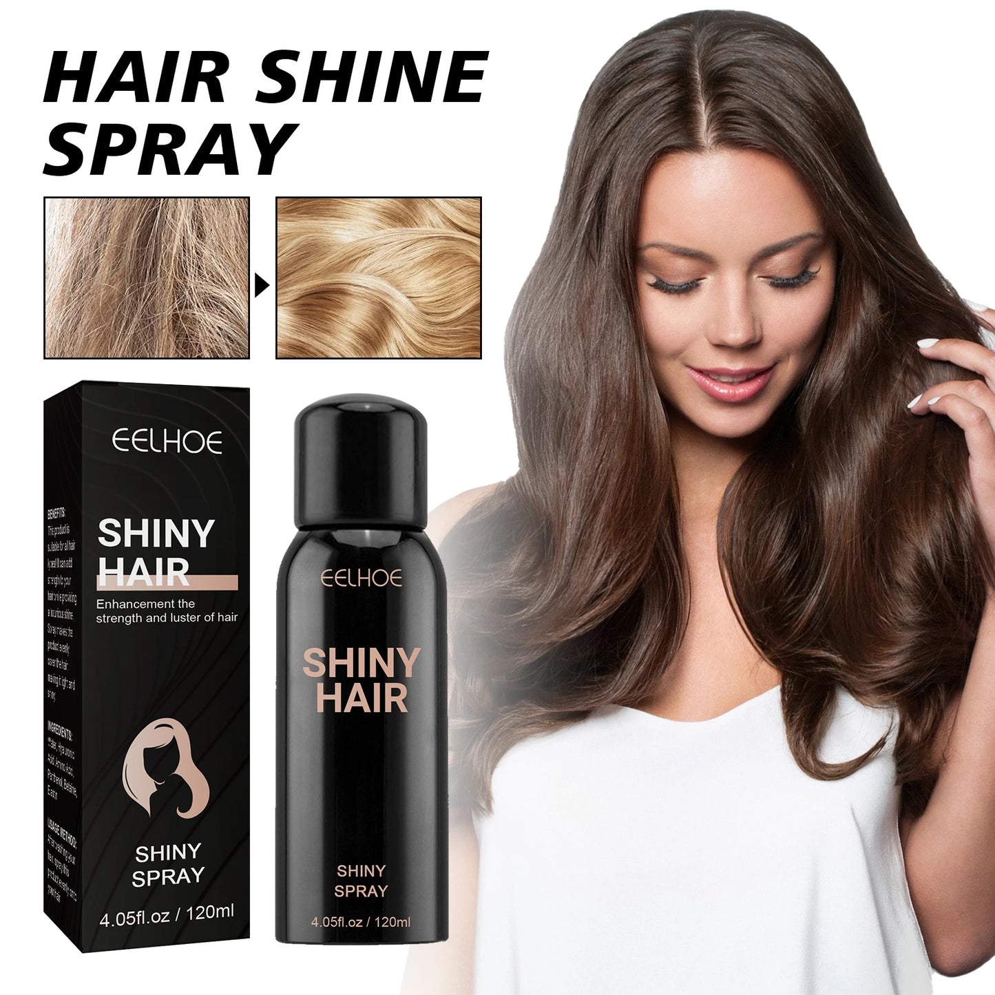 Shiny Hair Hold Spray