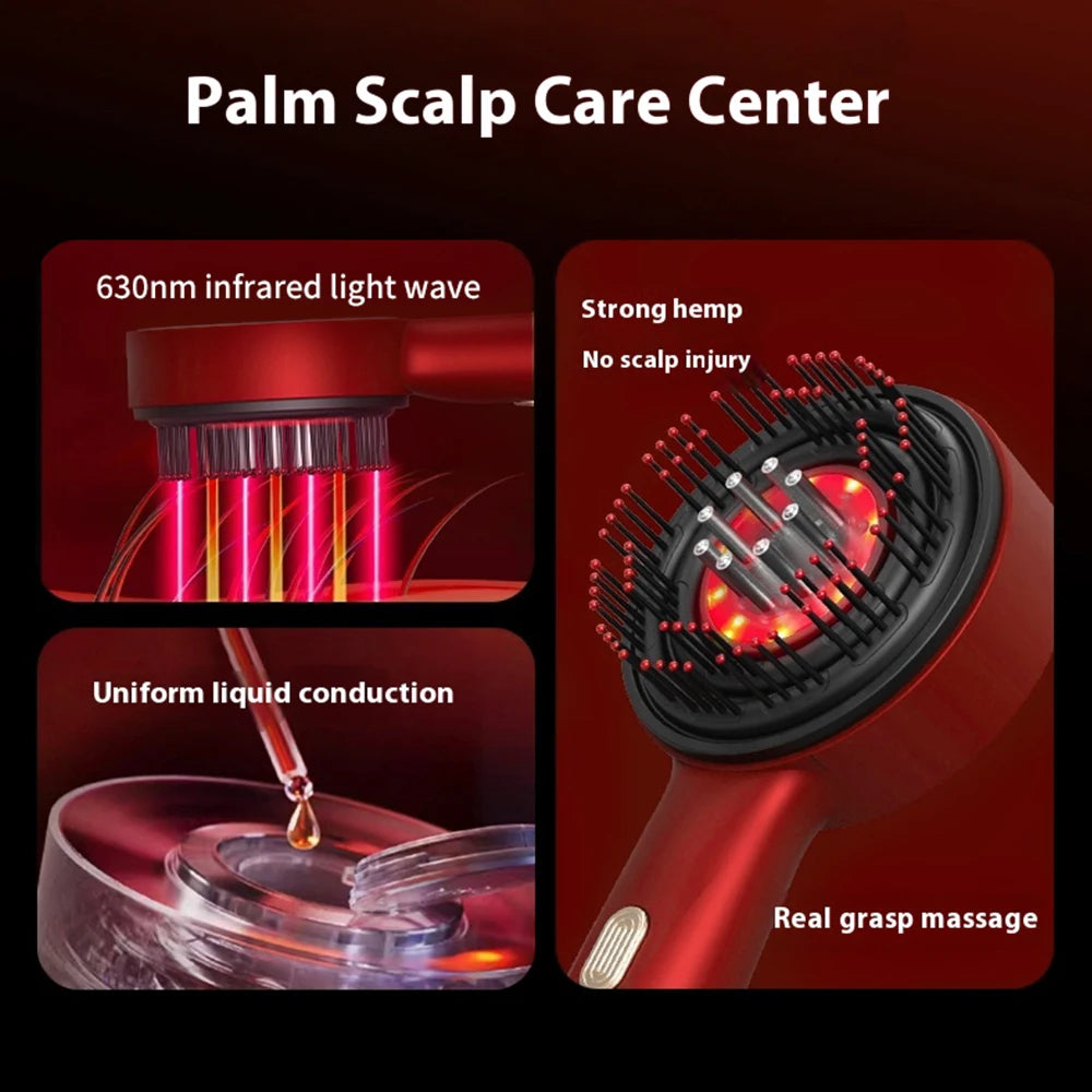 Hair massage machine