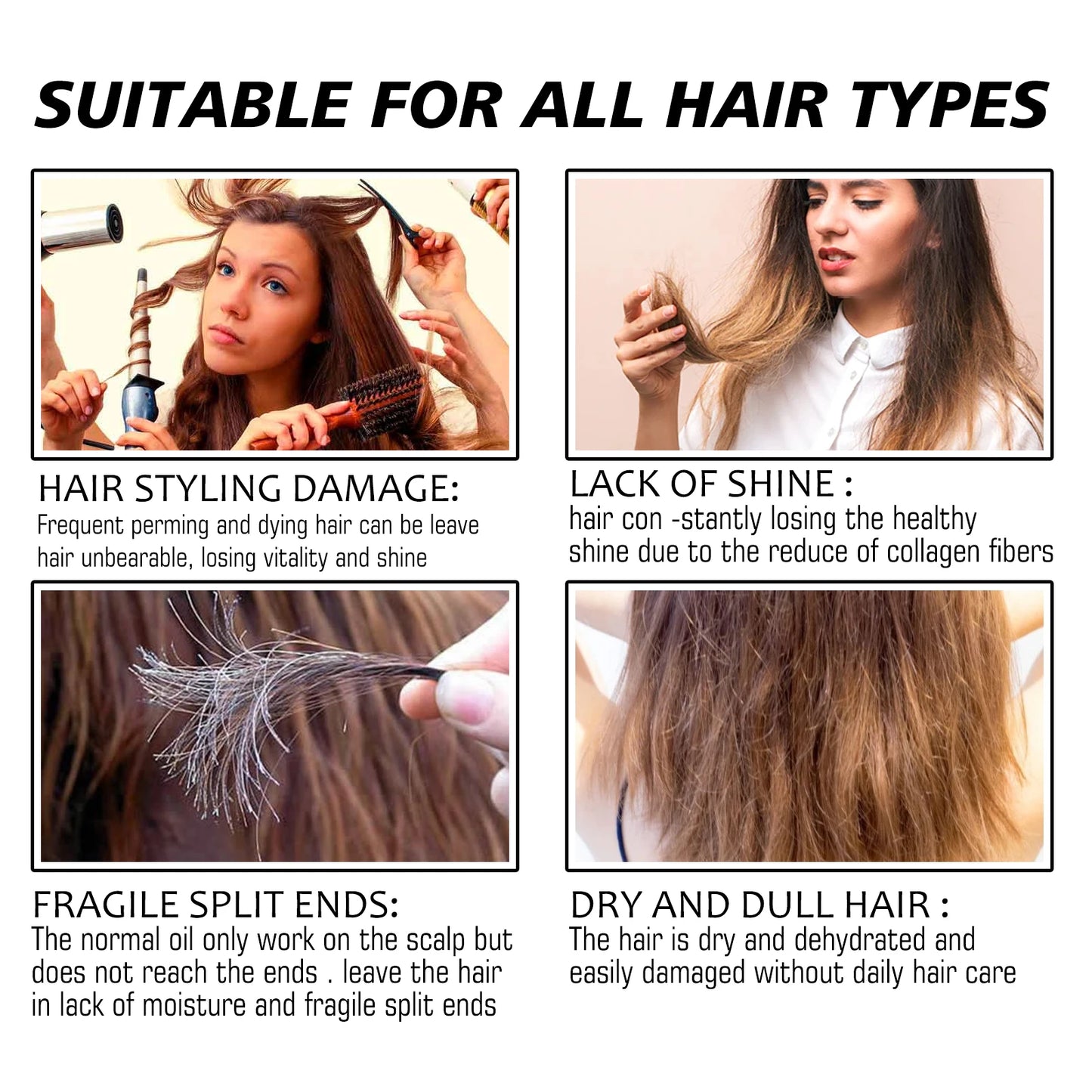 Shiny Hair Hold Spray
