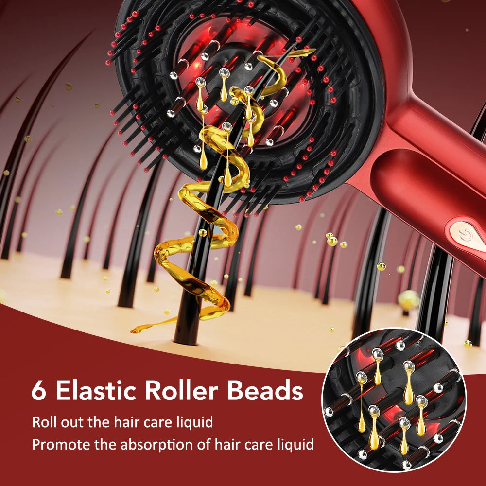Hair massage machine