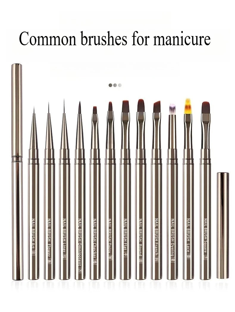 Nails Art Brush Pen 3D