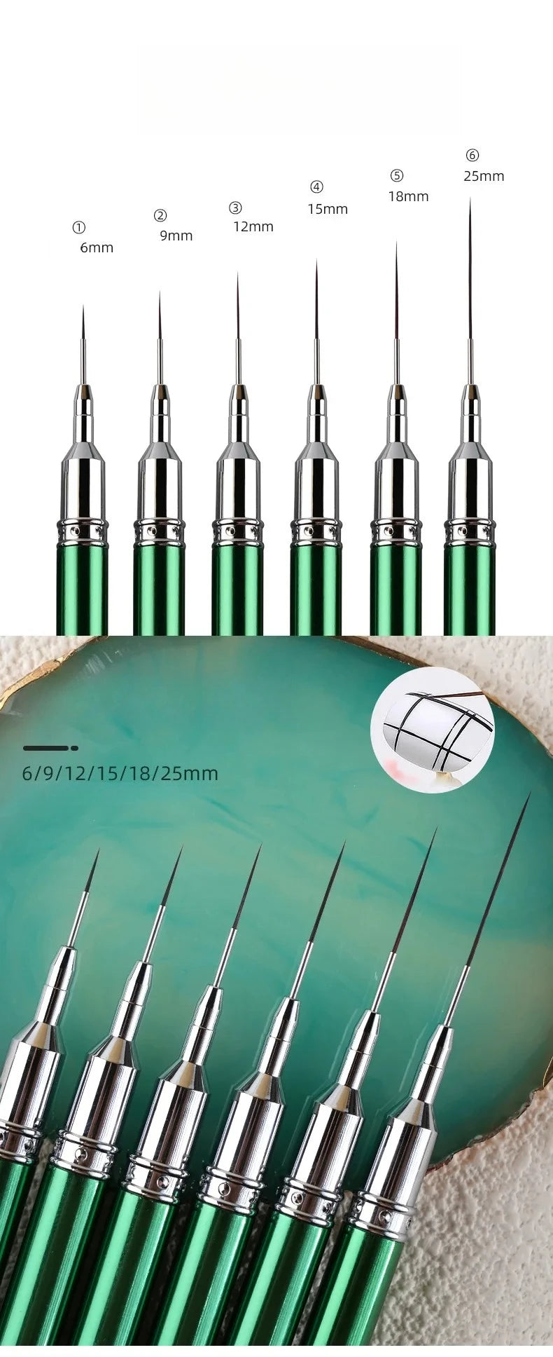 Nails Art Liner Brushes
